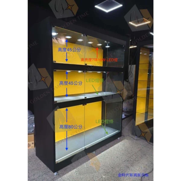 04-單層載重150公斤重量級GK模型櫃