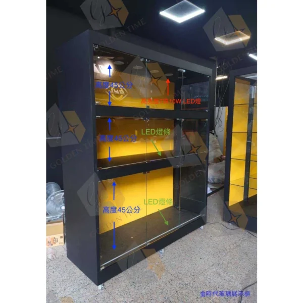 04-單層載重150公斤重量級GK模型櫃