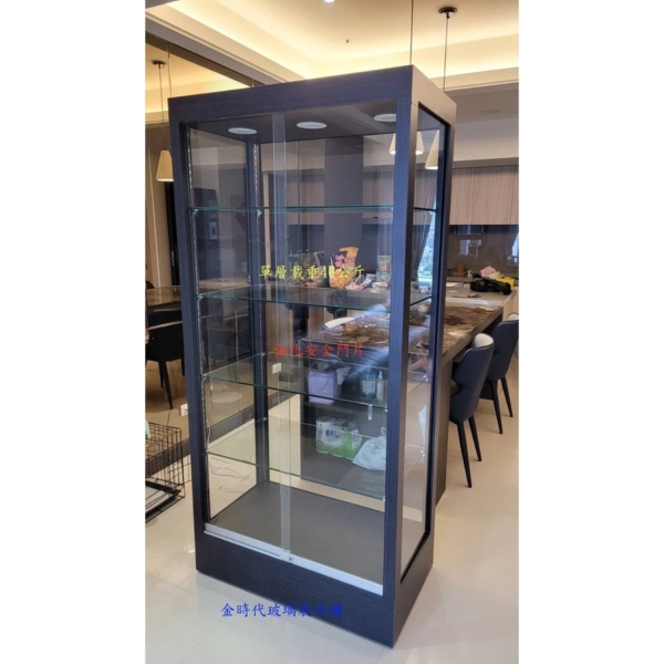 12-單層可耐重40公斤LED條燈櫃