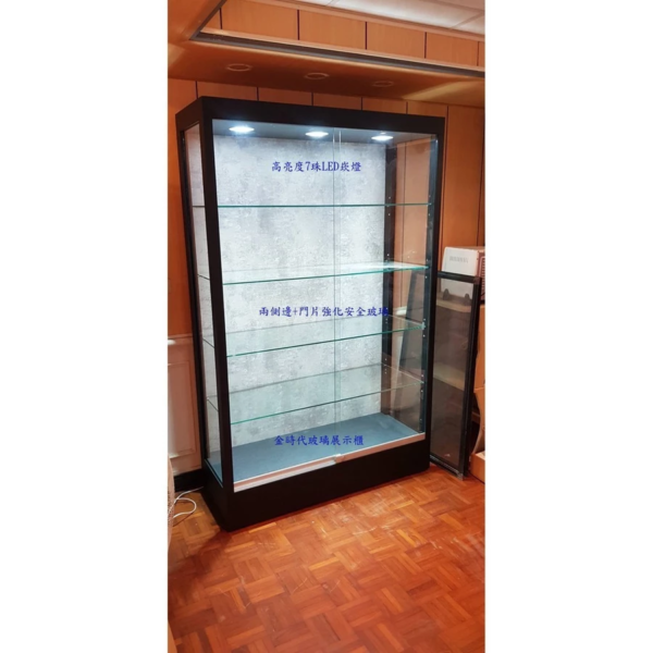 01-全分離式現場組裝高亮度4尺LED展示櫃